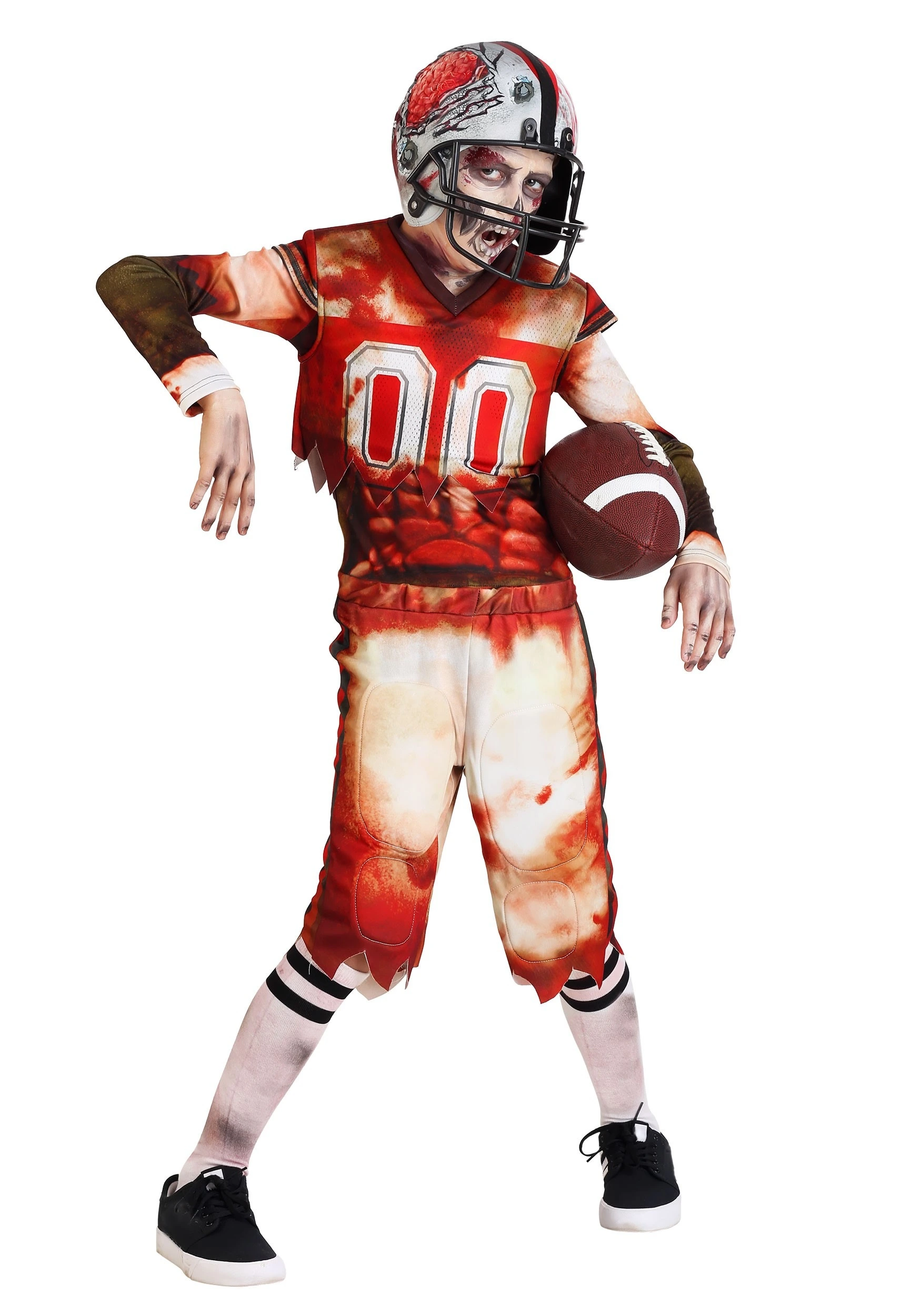 Child Zombie Football Player Costume 3 Child Zombie Football Player Costume