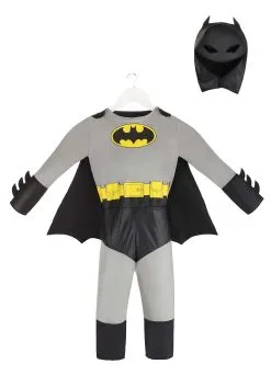 Classic Batman Costume For Children -Halloween Costumes Outlet Store classic batman kids costume alt 5