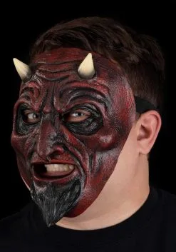 Adult Classic Devil Mask -Halloween Costumes Outlet Store classic devil mask alt 3