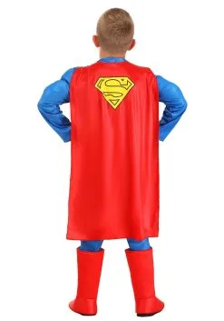 Classic Superman Deluxe Costume For Kids -Halloween Costumes Outlet Store classic superman deluxe kids costume alt 1
