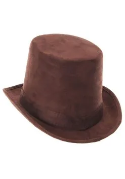 Brown Coachman Hat -Halloween Costumes Outlet Store coachman hat dark brown alt 2