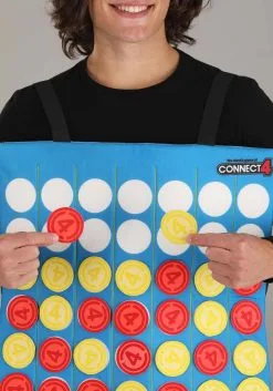 Connect Four Sandwich Board Costume For Adults -Halloween Costumes Outlet Store connect four sandwich board costume alt 2