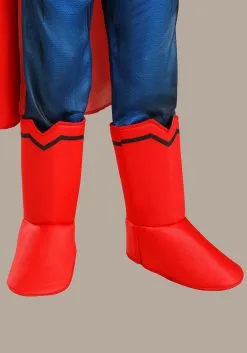 DC Comics Deluxe Kids Superman Costume -Halloween Costumes Outlet Store dc comics superman deluxe kids costume alt 4
