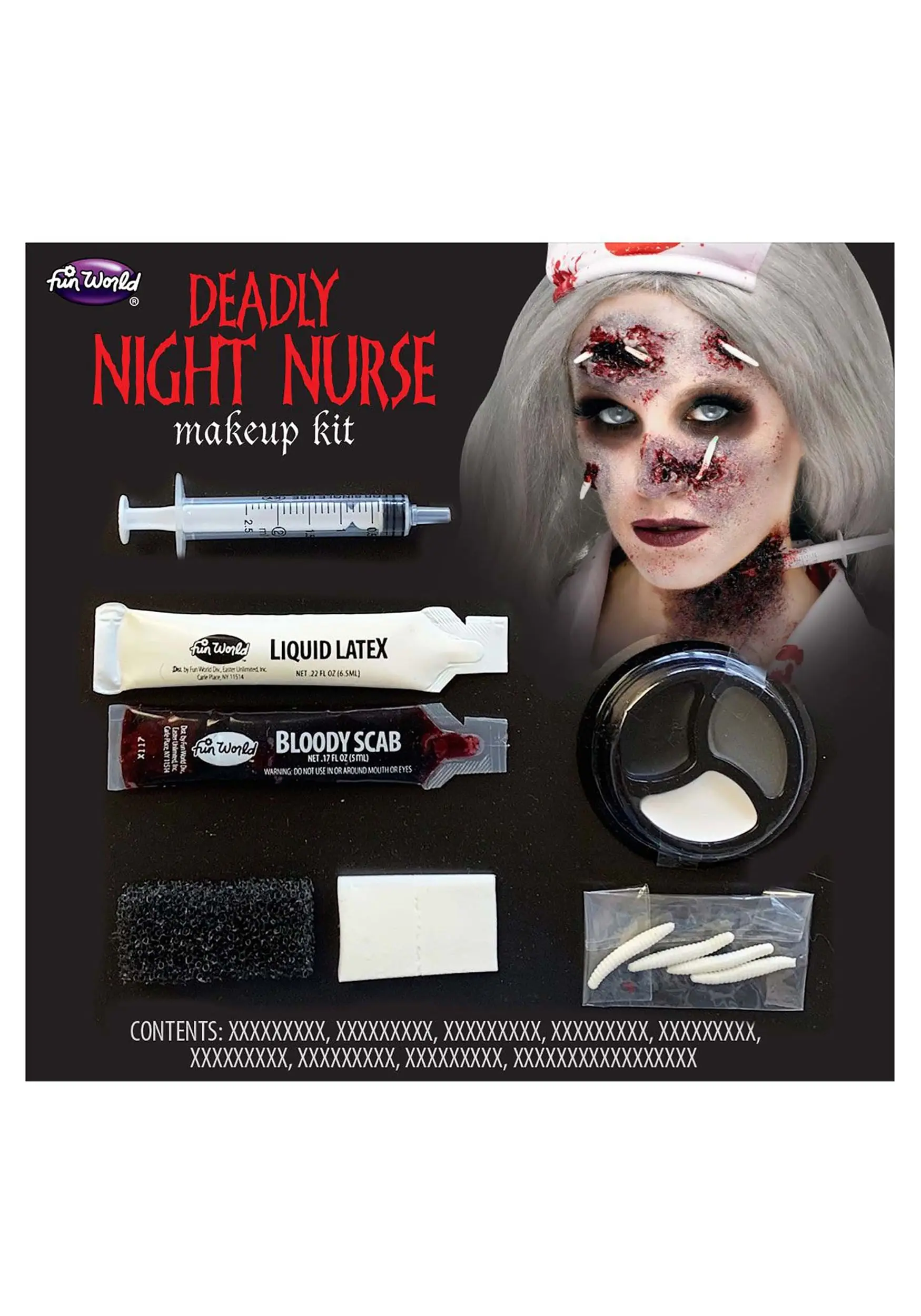 Deadly Night Nurse Makeup Accessory Kit 3 Deadly Night Nurse Makeup Accessory Kit