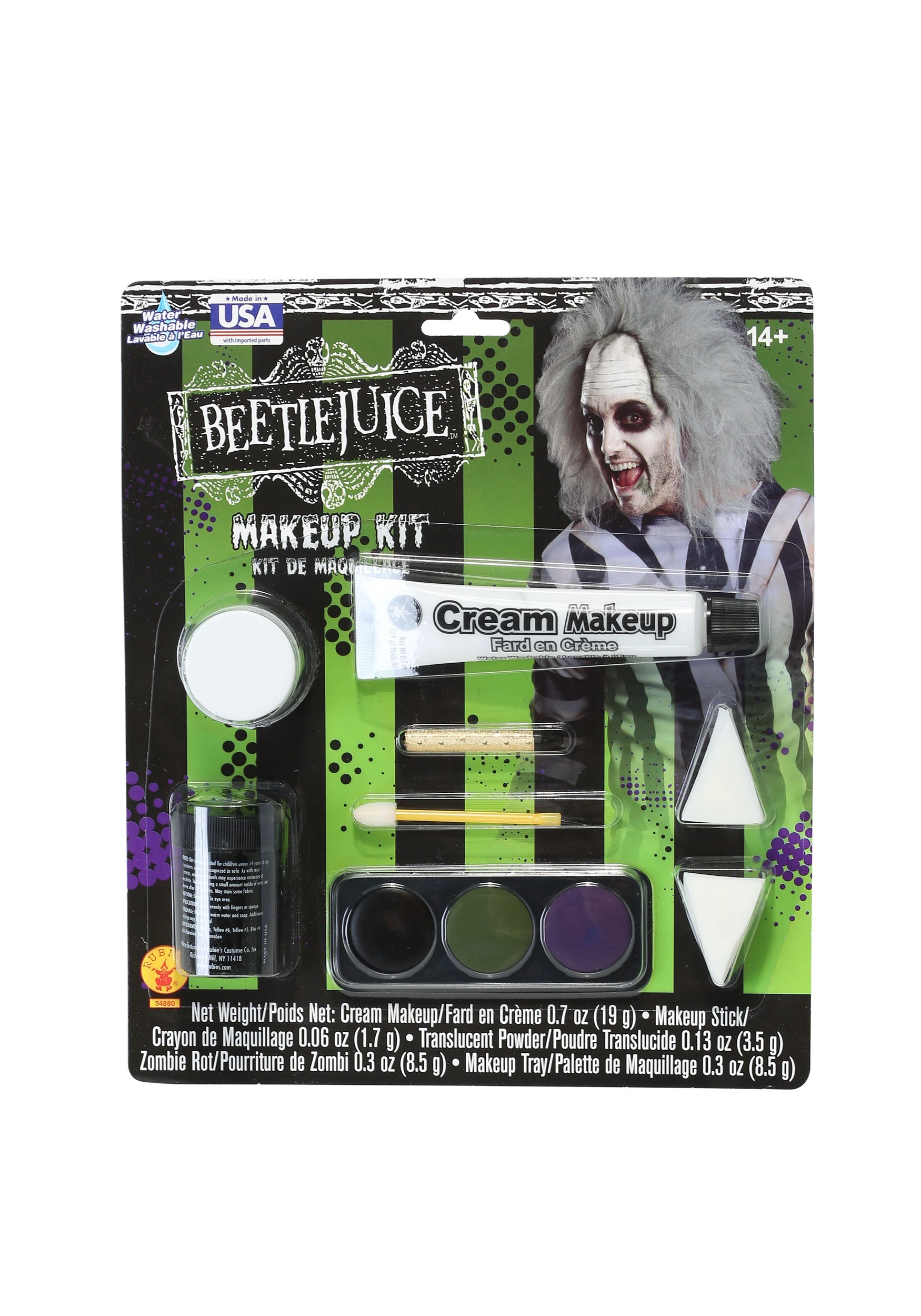 Deluxe Beetlejuice Makeup Kit 3 Deluxe Beetlejuice Makeup Kit