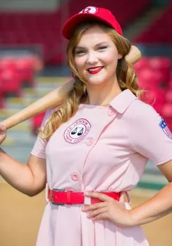 A League Of Their Own Deluxe Dottie Costume -Halloween Costumes Outlet Store deluxe dottie costume alt 2