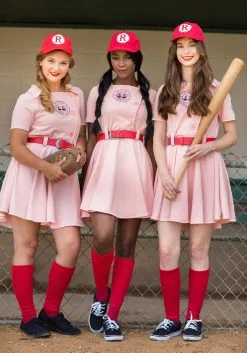 A League Of Their Own Deluxe Dottie Costume -Halloween Costumes Outlet Store deluxe dottie costume alt 3
