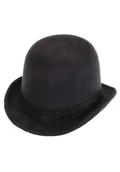 Black Derby Top Hat -Halloween Costumes Outlet Store derby hat black alt 2