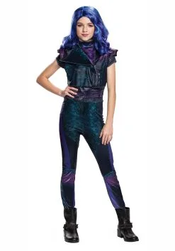 Disney Descendants 3 Girls Mal Classic Costume