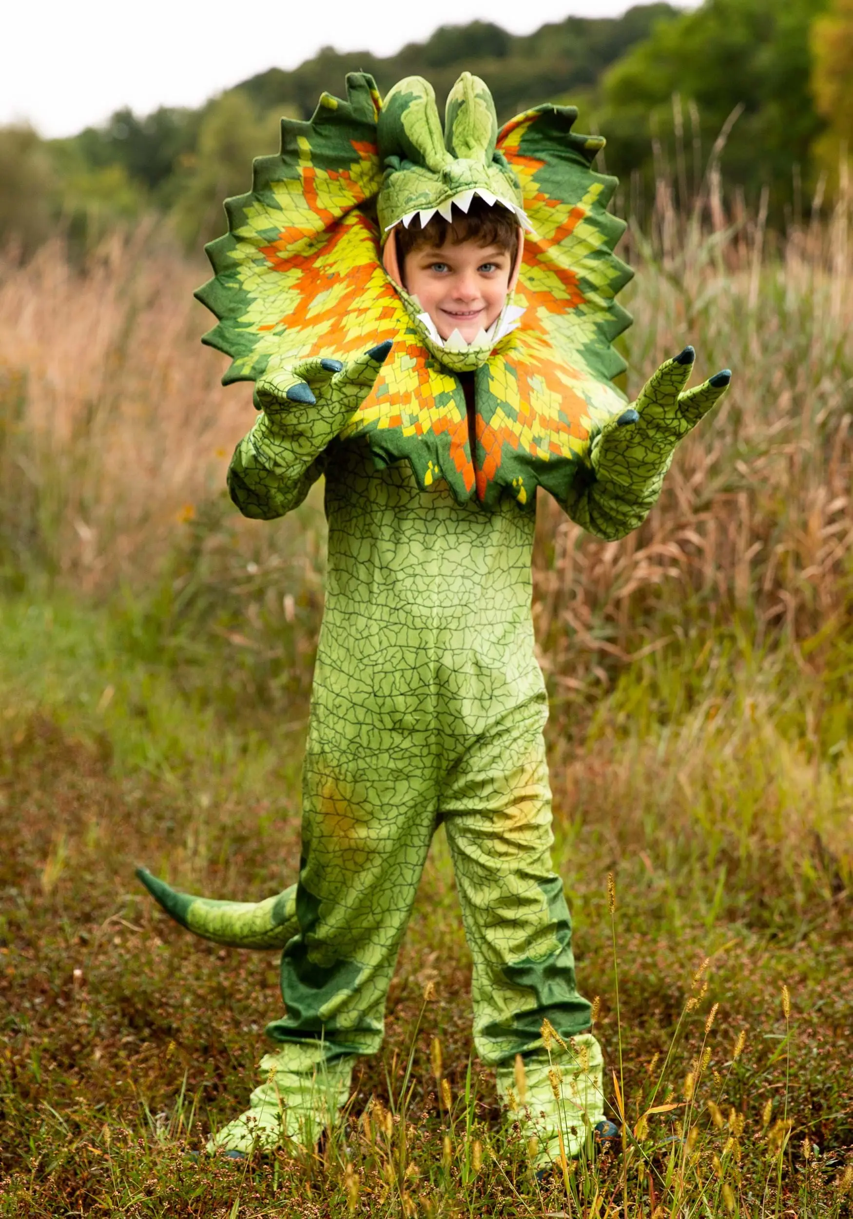 Kids Dilophosaurus Costume 5 Kids Dilophosaurus Costume - Image 3