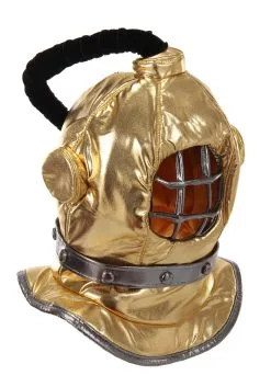 Gold Diving Bell Plush Helmet -Halloween Costumes Outlet Store diving bell plush helmet alt 2