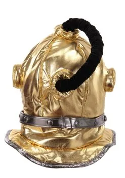 Gold Diving Bell Plush Helmet -Halloween Costumes Outlet Store diving bell plush helmet alt 3