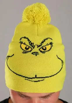 Dr. Seuss How The Grinch Stole Christmas Knit Hat -Halloween Costumes Outlet Store dr seuss grinch knit hat alt 2
