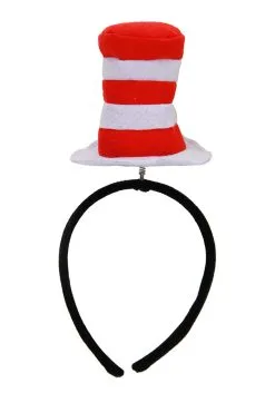 Dr. Seuss The Cat In The Hat Spring Headband Accessory -Halloween Costumes Outlet Store dr seuss the cat in the hat spring headband alt 2