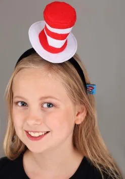 Dr. Seuss The Cat In The Hat Spring Headband Accessory -Halloween Costumes Outlet Store dr seuss the cat in the hat spring headband alt 4