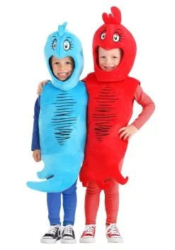 Dr. Seuss Red Fish Costume For Kids 11 Dr. Seuss Red Fish Costume For Kids -Halloween Costumes Outlet Store dr seuss toddler red fish costume alt 2