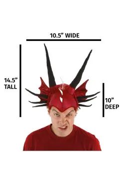 Soft Horned Dragon Costume Hat Accessory 15 Soft Horned Dragon Costume Hat Accessory -Halloween Costumes Outlet Store dragon plush hat alt 6