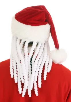 Dread Santa Plush Hat -Halloween Costumes Outlet Store dread santa plush hat alt 3