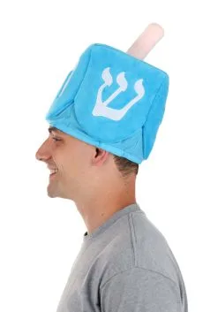 Dreidel Plush Costume Hat -Halloween Costumes Outlet Store dreidel hat alt 2