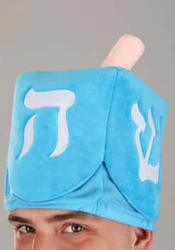 Dreidel Plush Costume Hat -Halloween Costumes Outlet Store dreidel hat alt 4