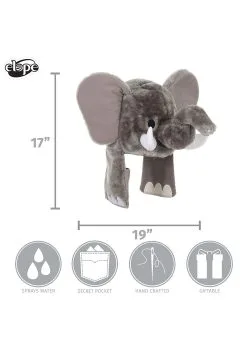 Elephant Sprazy Soft Toy Hat -Halloween Costumes Outlet Store elephant sprazy toy hat alt 9