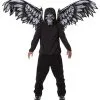 Fallen Angel Mask And Wings -Halloween Costumes Outlet Store fallen angel mask and wings