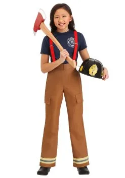 Girl's Fire Captain Costume -Halloween Costumes Outlet Store fire captain costume girls alt2