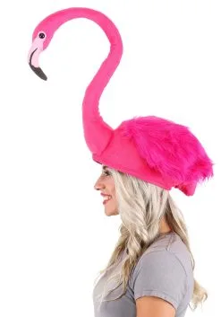 Flamingo Costume Hat -Halloween Costumes Outlet Store flamingo hat alt 2