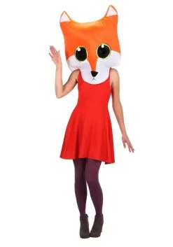 Fox Plush MASKot Head -Halloween Costumes Outlet Store fox maskot head alt 2