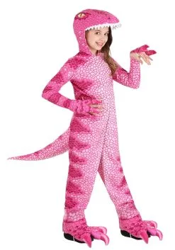 Costume For Girl's Daring Dinosaur