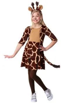 Girls Giraffe Costume