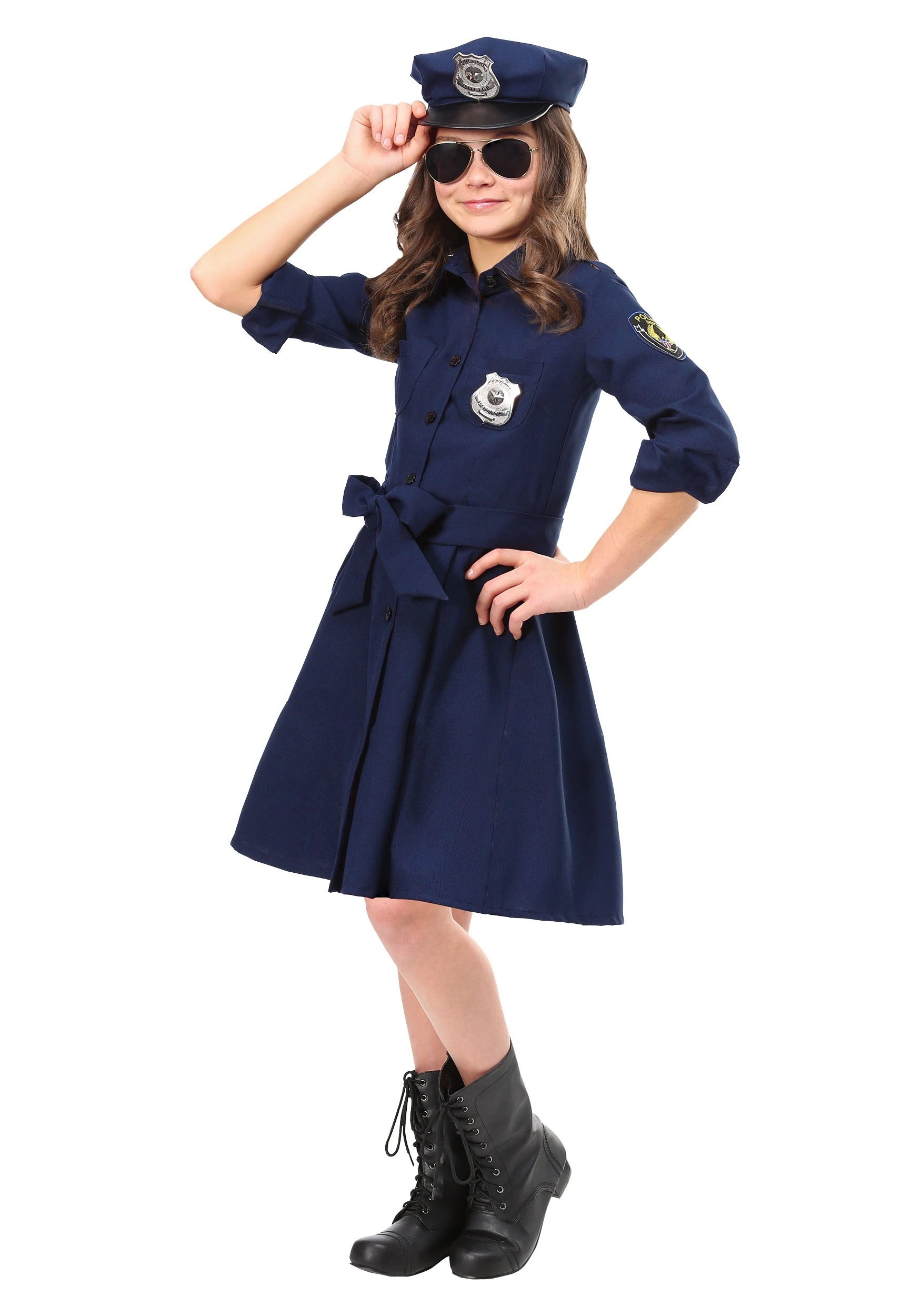 Girl's Helpful Police Officer Costume 3 Girl's Helpful Police Officer Costume