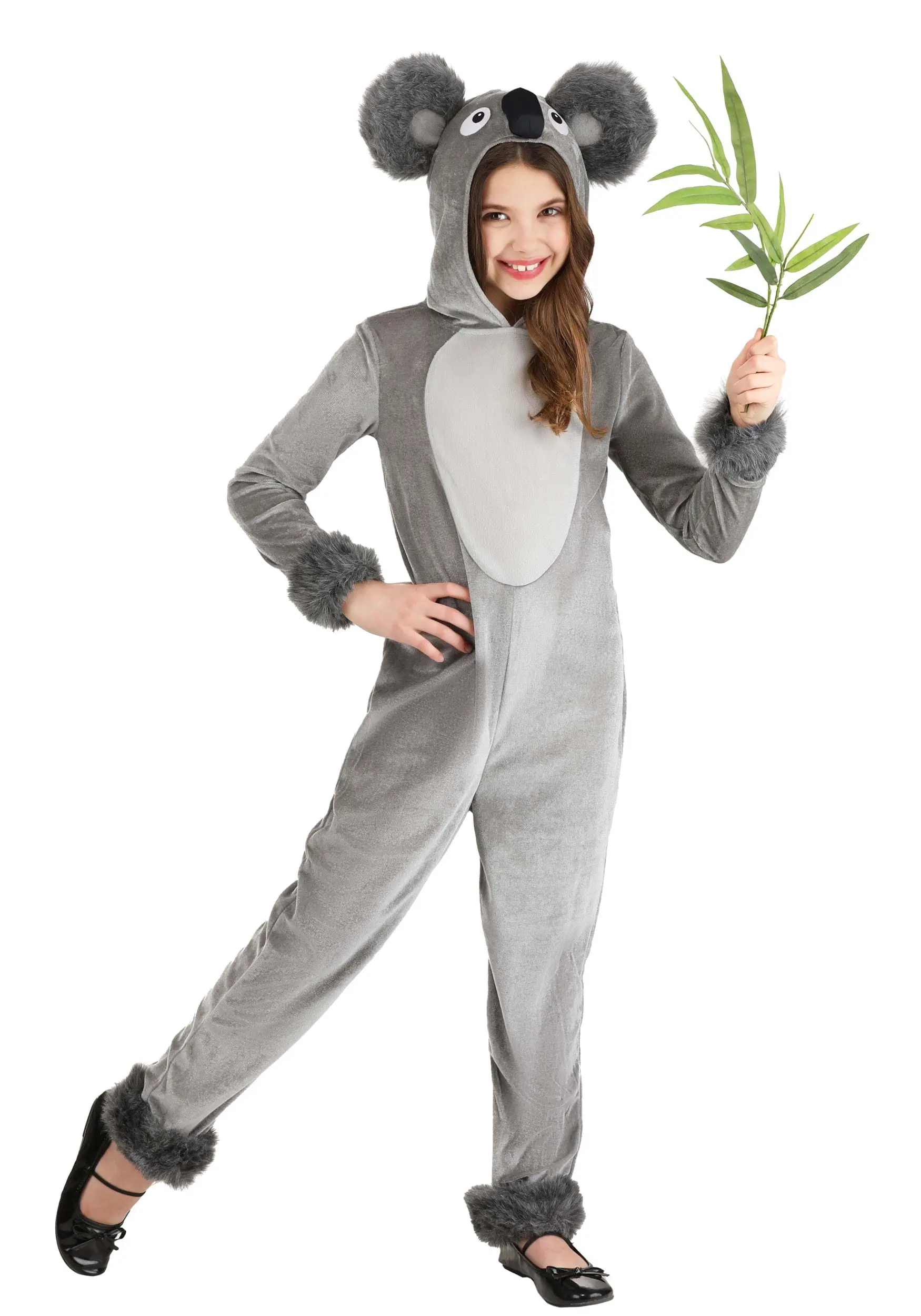 Girl's Hooded Koala Costume 3 Girl's Hooded Koala Costume