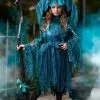 Moonlight Spider Witch Costume For Girls