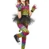 Neon Leopard Costume For Girls