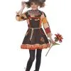Patchwork Scarecrow Costume For Girls 1 Patchwork Scarecrow Costume For Girls -Halloween Costumes Outlet Store girls patchwork scarecrow costume