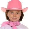 Pink Sparkle Girl's Cowboy Hat & Bandana Set