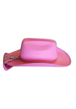 Pink Sparkle Girl's Cowboy Hat & Bandana Set -Halloween Costumes Outlet Store girls pink sparkle cowboy hat bandana set alt 3