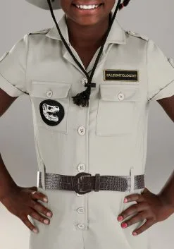 Girl's Poised Paleontologist Costume 11 Girl's Poised Paleontologist Costume -Halloween Costumes Outlet Store girls poised paleontologist costume alt 2