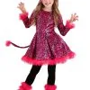 Prancing Pink Leopard Costume For Girls