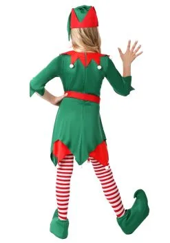 Girl's Santa's Helper Costume -Halloween Costumes Outlet Store girls santas helper costume back