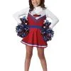 Spunky Cheerleader Costume For Girls -Halloween Costumes Outlet Store girls spunky cheerleader costume