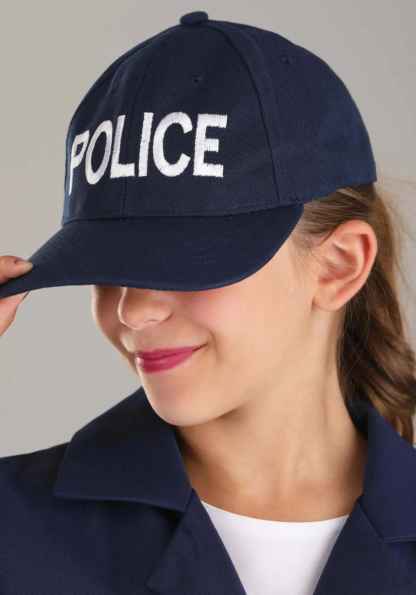 Girl's Tactical Cop Jumpsuit Costume 4 Girl's Tactical Cop Jumpsuit Costume - Image 2