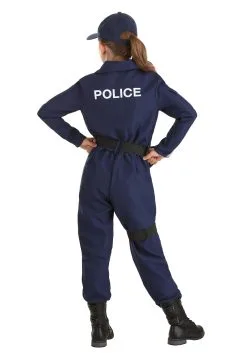 Girl's Tactical Cop Jumpsuit Costume 15 Girl's Tactical Cop Jumpsuit Costume -Halloween Costumes Outlet Store girls tactical cop jumpsuit alt 6