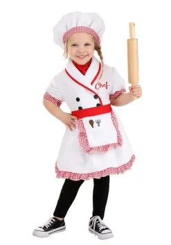 Toddler Fresh Chef Costume For Girlss