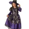 Girl's Light Up Victorian Spider Witch Costume -Halloween Costumes Outlet Store girls victorian light up spider witch costume