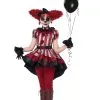 Girl's Wicked Clown Costume