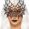 Diecut Glitter Web Mask -Halloween Costumes Outlet Store glitter diecut web mask