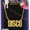 Gold Disco Necklace -Halloween Costumes Outlet Store gold disco necklace