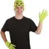 Grinch Beanie & Gloves Set For Adults -Halloween Costumes Outlet Store grinch beanie gloves set